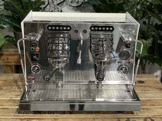 Brugnetti Manufactum - 2 Group Commercial Espresso Machine - White