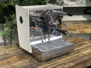 Brugnetti Giulietta - 1 Group White & Stainless - Brand New
