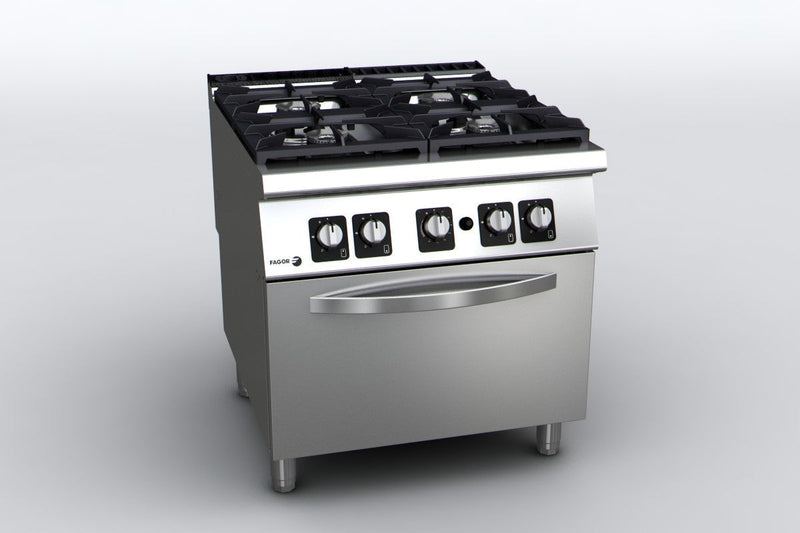 900 Series Natural Gas 4 Burner - Fagor CG9-41H