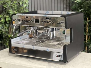 Cime Co-05 Multi Boiler Pid Brand Black - 2 Group Commercial Espresso Machine - Stainless