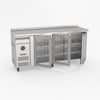 Thermaster Tropicalised Three Door Bar Fridge CM20G
