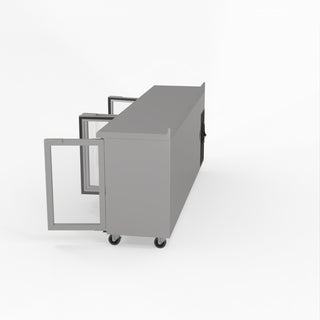 Thermaster Tropicalised Four Door Bar Fridge CM25G