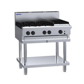 Luus 4 Burner 300mm Chargrill Cooktop CS-4B3C-NG - Natural Gas
