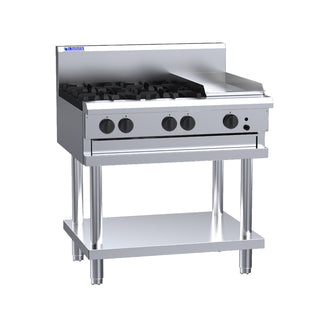 Luus 4 Burner 300mm Griddle Cooktop CS-4B3P-NG - Natural Gas