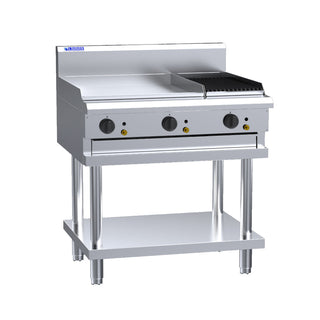 Luus 600mm Griddle 300mm Chargrill CS-6P3C-NG - Natural Gas