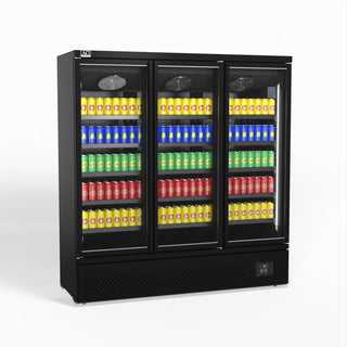 AG Supermarket Three Glass Doors Upright Display Fridge - 1539 Litre CSB1500
