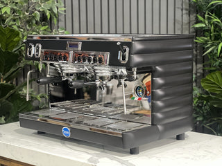 Caramali Bubble - 2 Group Commercial Espresso Machine - Black - Brand New