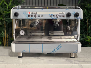 Casadio Undici - 2 Group - Brand New White & Stainless Commercial Espresso Machine