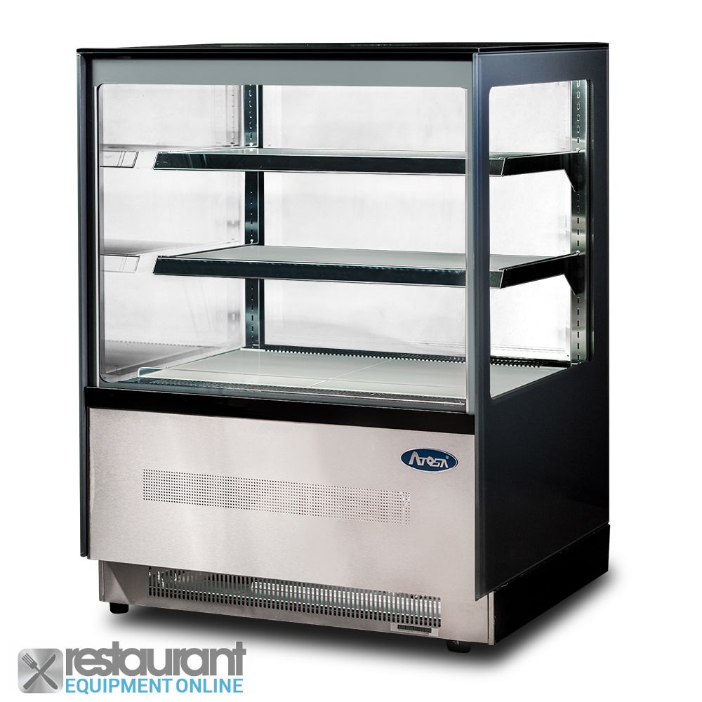 Atosa Free-Standing Square Cake Showcase - 1500mm