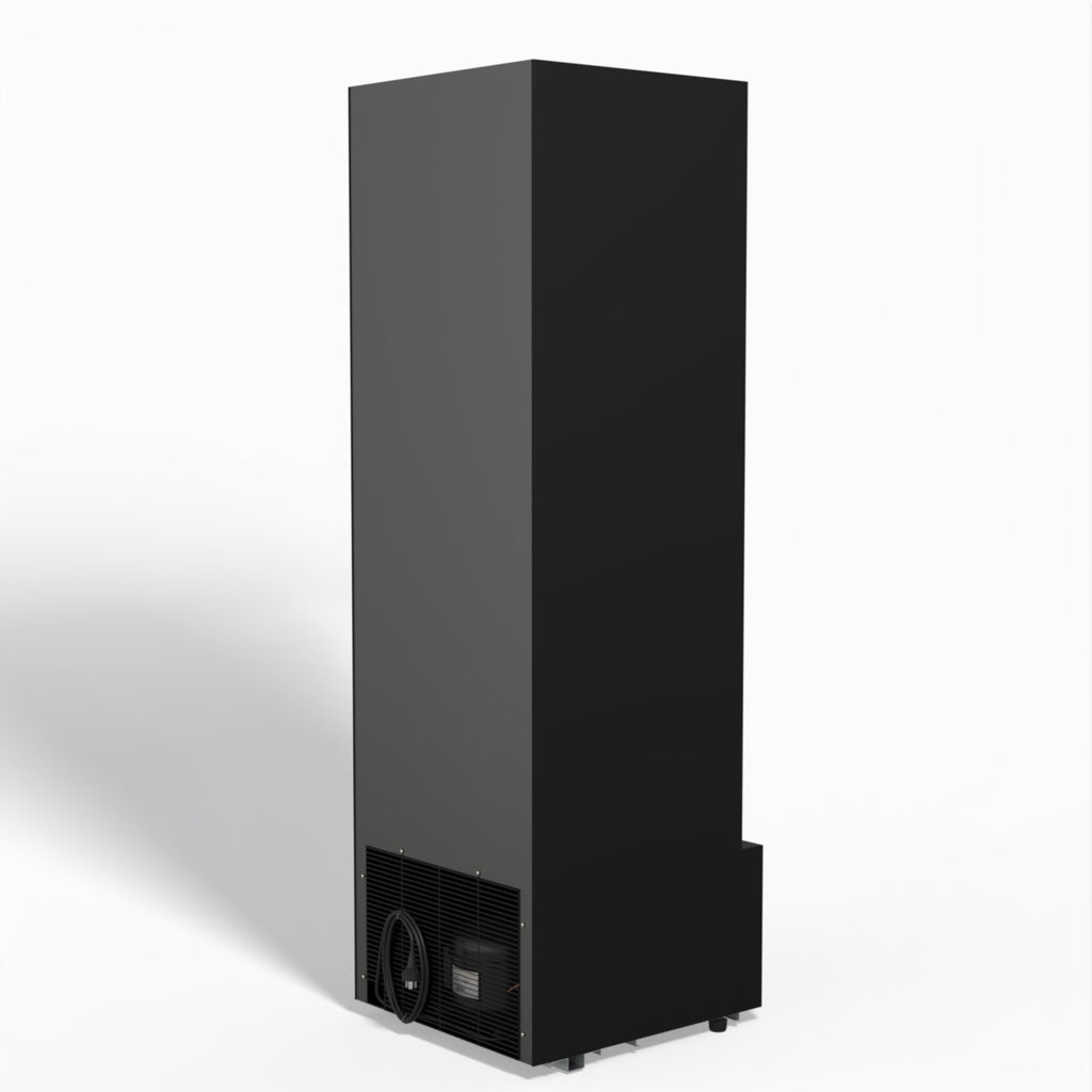 AG 274L Upright Glass Door Display/Drinks Fridge - Black DF274B