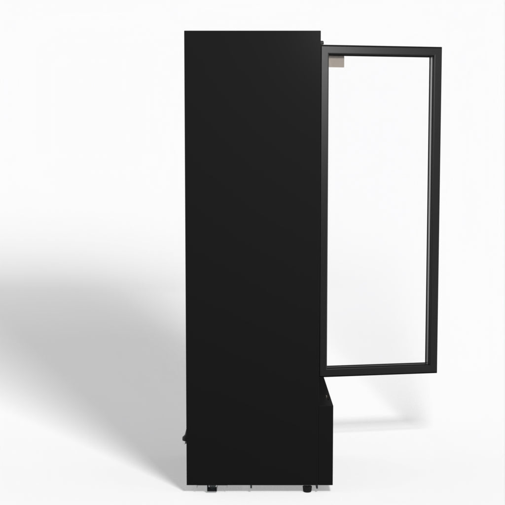 AG 274L Upright Glass Door Display/Drinks Fridge - Black DF274B