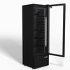 AG 274L Upright Glass Door Display/Drinks Fridge - Black DF274B