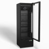 AG 274L Upright Glass Door Display/Drinks Fridge - Black DF274B