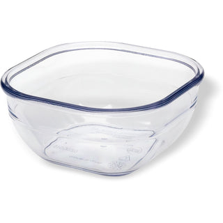 Carlisle Clear SAN Square Bowl 290mL capacity 100mm x 102mm x 32mm - Pack of 48 - Pack Price - DXSQD1007