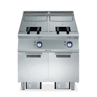 Electrolux 900XP 23L + 23L Double Pan Electric Fryer 800mm - E9KKGDBAMEA
