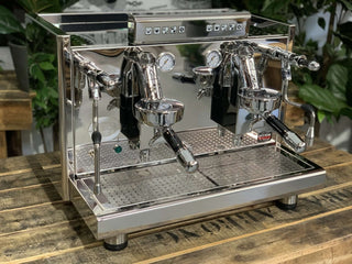 Ecm Elektronika Profi Due - 2 Group Stainless Steel - Brand New Commercial Espresso Machine
