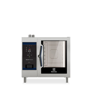 Electrolux SKYLINE Premium 6 x 1/1GN Electric Combi Oven with Boiler and Digital Controls - ECOE61B2S0