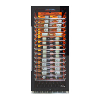 Vinotemp 188-Bottle Single-Zone Wine Cooler Built-in or Freestanding Right Hinge