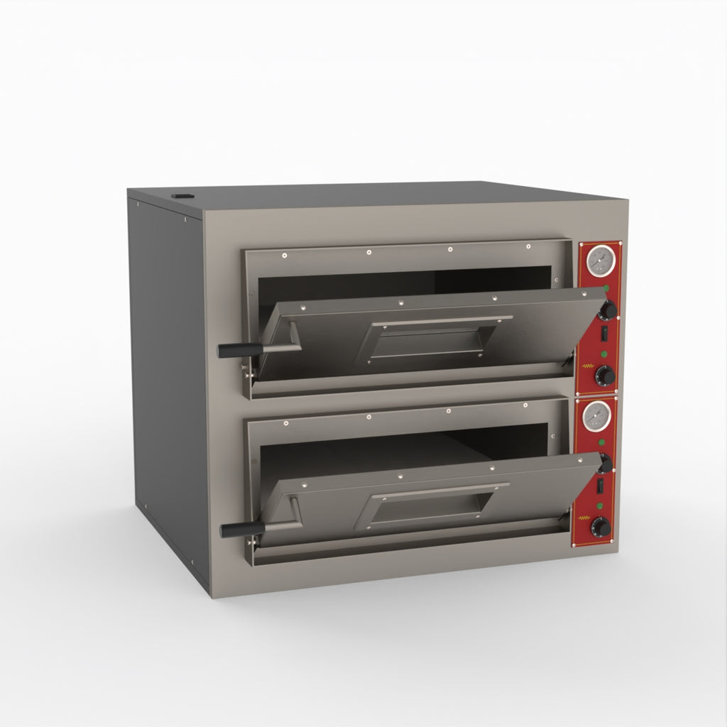 BakerMAX Black Panther Pizza Deck Oven EP-2E