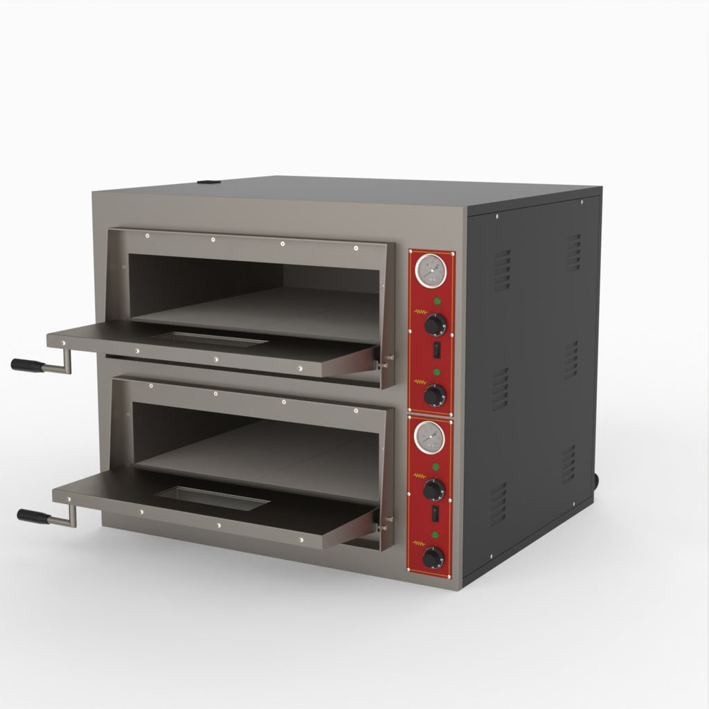 BakerMAX Black Panther Pizza Deck Oven EP-2E