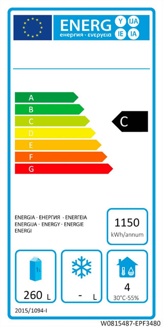 Atosa 2 Door Refrigerated Pizza Table With Drawers EPF3480
