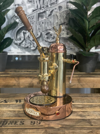 Elektra Micro Casa Leva - 1 Group Commercial Espresso Machine Bronze & Gold - Brand New