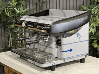 Expobar Megacrem High Cup Flick Taps - 2 Group Stainless - Brand New