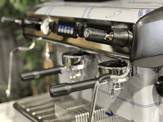 Expobar Megacrem High Cup Flick Taps - 2 Group Stainless - Brand New