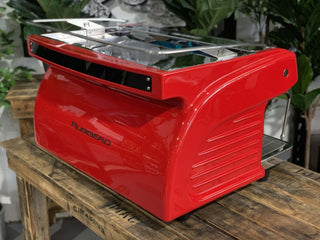 Expobar Ruggero Classic V2 - 2 Group Commercial Espresso Machine - Espresso - Brand New Red Easy Tap High Cup