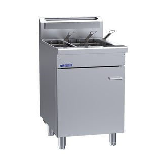 Luus 3 Basket Split V-Pan Fryer FSV-60-NG - Natural Gas