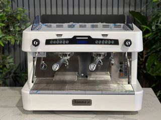 Fiamma Quadrant 2 DSP - 2 Group Commercial Espresso Machine White - Brand New
