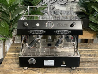 Fracino Diablo Dual Fuel - 2 Group Commercial Espresso Machine - Black