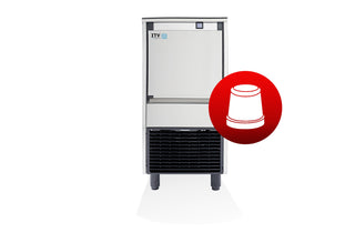Skope GALA NG30 A Self Contained Drain Pump Ice Cube Maker R290 - GALA NG30 A R290 DP