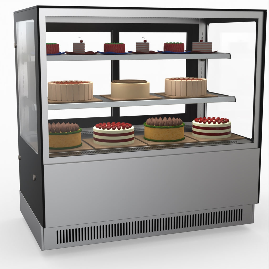 Modern 2 Shelves Cake Or Food Display - Bonvue GAN-1200RF2