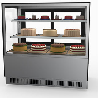 Modern 2 Shelves Cake Or Food Display - Bonvue GAN-1200RF2