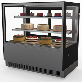 Modern 2 Shelves Cake Or Food Display - Bonvue GAN-1200RF2