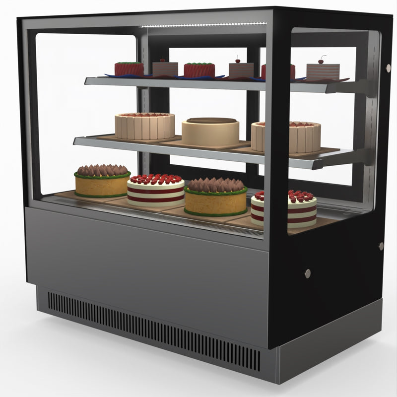 Modern 2 Shelves Cake Or Food Display - Bonvue GAN-1200RF2