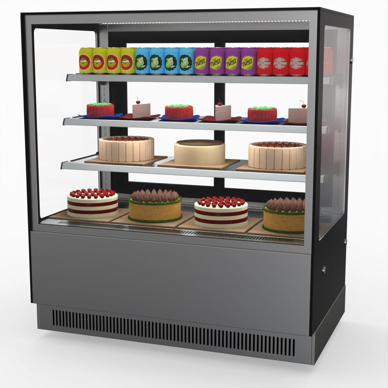 Modern 3 Shelves Cake Or Food Display - Bonvue GAN-1200RF3