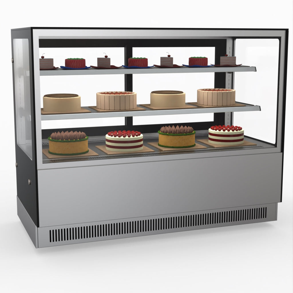 Modern 2 Shelves Cake Or Food Display - Bonvue GAN-1500RF2