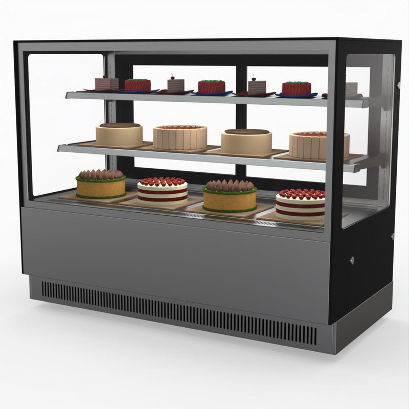 Modern 2 Shelves Cake Or Food Display - Bonvue GAN-1500RF2