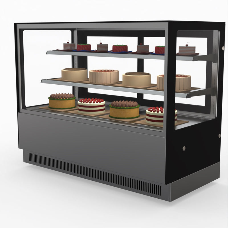 Modern 2 Shelves Cake Or Food Display - Bonvue GAN-1500RF2