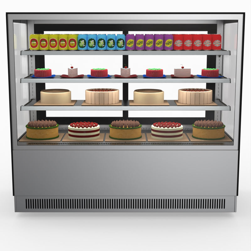 Modern 3 Shelves Cake Or Food Display - Bonvue GAN-1500RF3