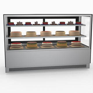 Modern 2 Shelves Cake Or Food Display - Bonvue GAN-1800RF2