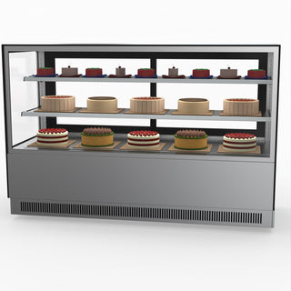 Modern 2 Shelves Cake Or Food Display - Bonvue GAN-1800RF2