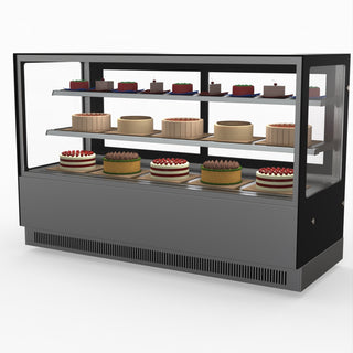 Modern 2 Shelves Cake Or Food Display - Bonvue GAN-1800RF2