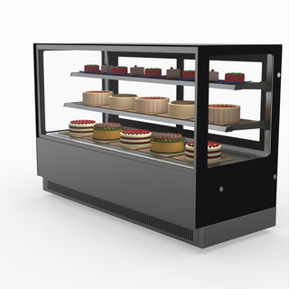 Modern 2 Shelves Cake Or Food Display - Bonvue GAN-1800RF2