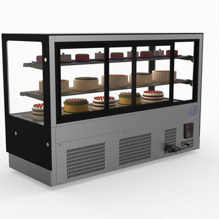 Modern 2 Shelves Cake Or Food Display - Bonvue GAN-1800RF2