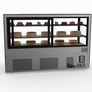 Modern 2 Shelves Cake Or Food Display - Bonvue GAN-1800RF2