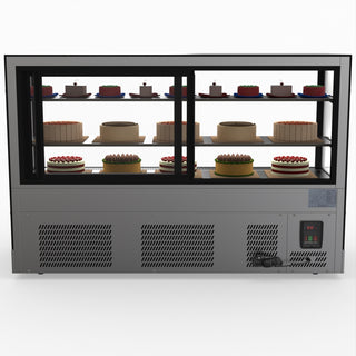 Modern 2 Shelves Cake Or Food Display - Bonvue GAN-1800RF2