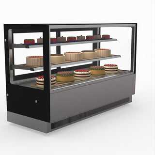 Modern 2 Shelves Cake Or Food Display - Bonvue GAN-1800RF2